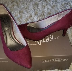 Wine Colored Heels